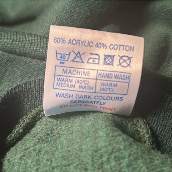 NWOT Authentic Oxford Varsity Tennis Sweatshirt Preppy Collegiate Old Money - Picture 9 of 9